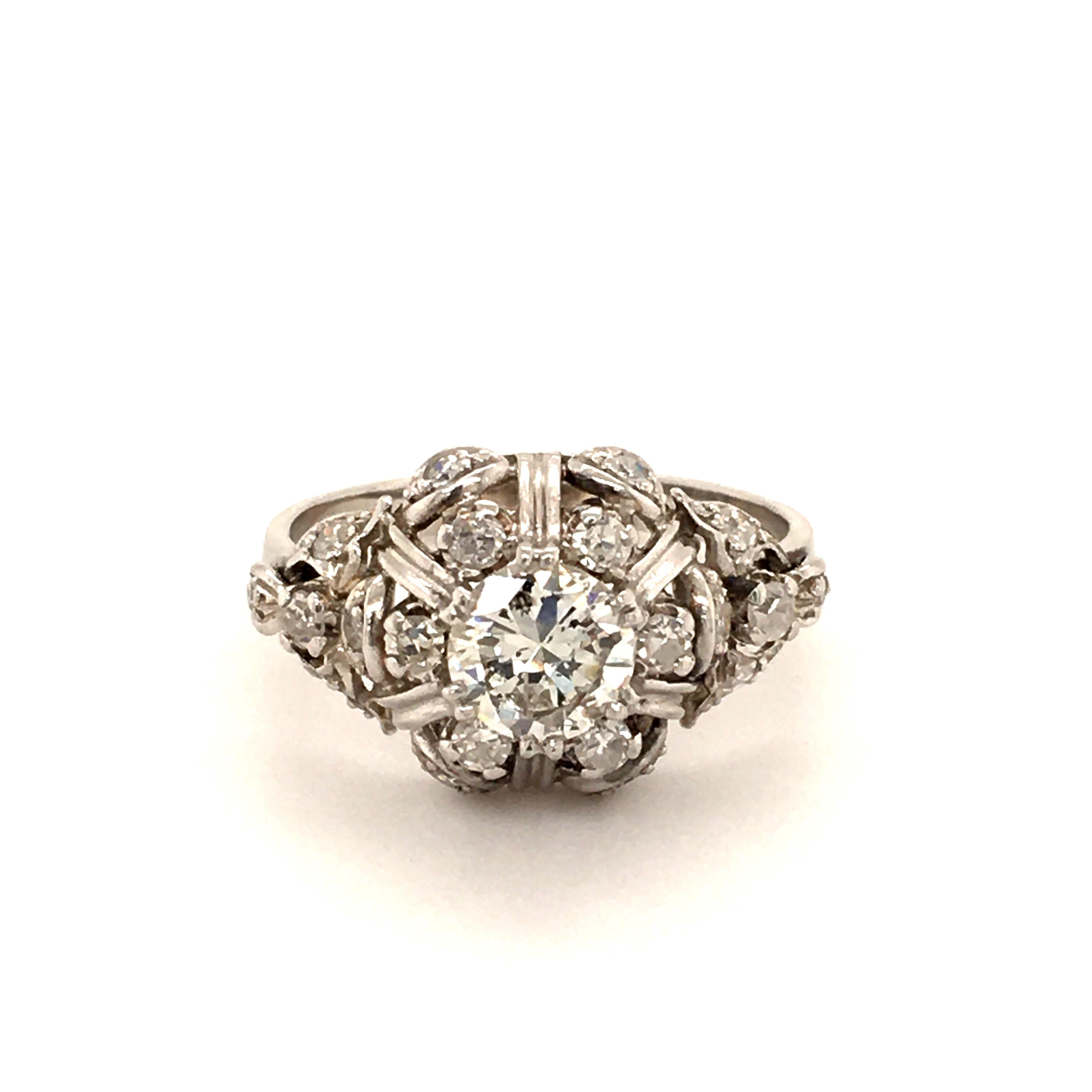 Unique Diamond Ring in Platinum 950 4
