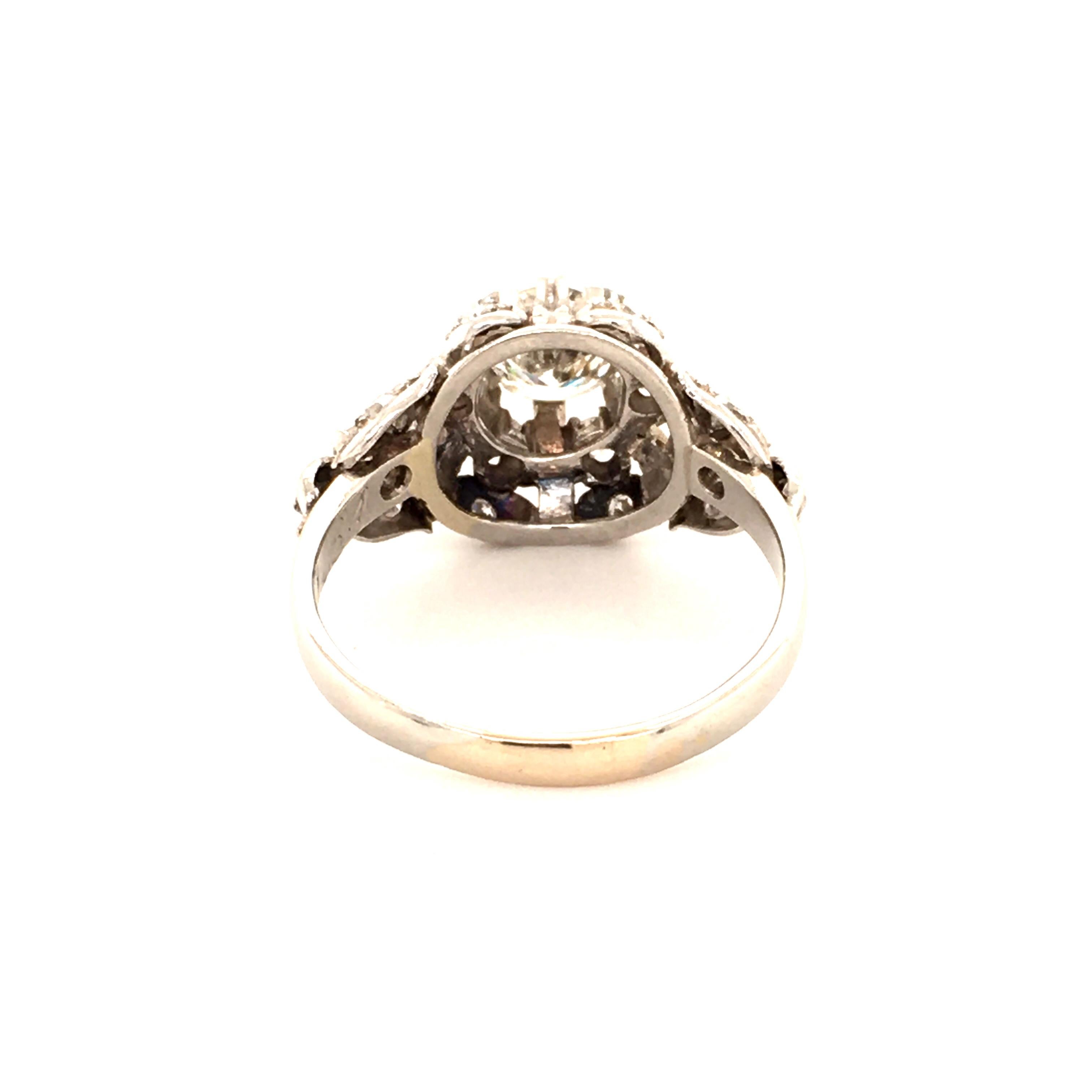 Unique Diamond Ring in Platinum 950 1