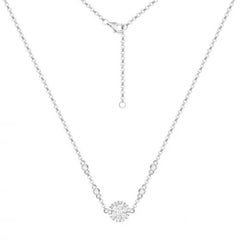 Unique Diamond White 14k Gold Pendant Necklace for Her