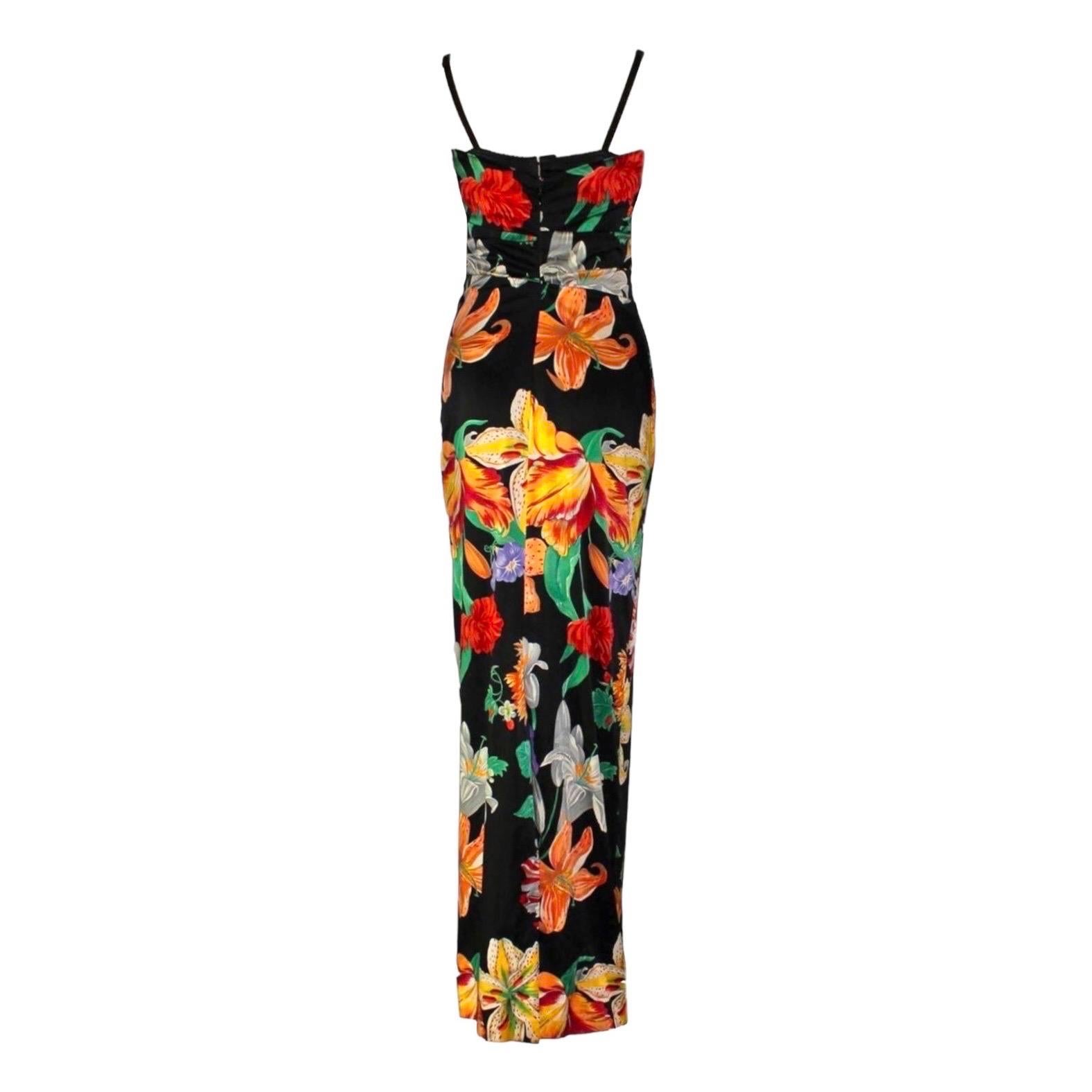 UNIQUE Dolce & Gabbana 1990s SATC SJP Carrie's Corset Evening Dress Gown For Sale 1