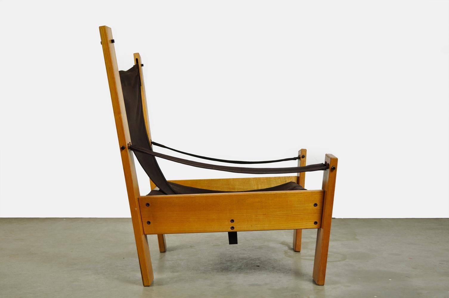 Mid-Century Modern Unique Dutch Design Lounge Chair, John De Haard, Gebroeders Jonkers, 1960s For Sale