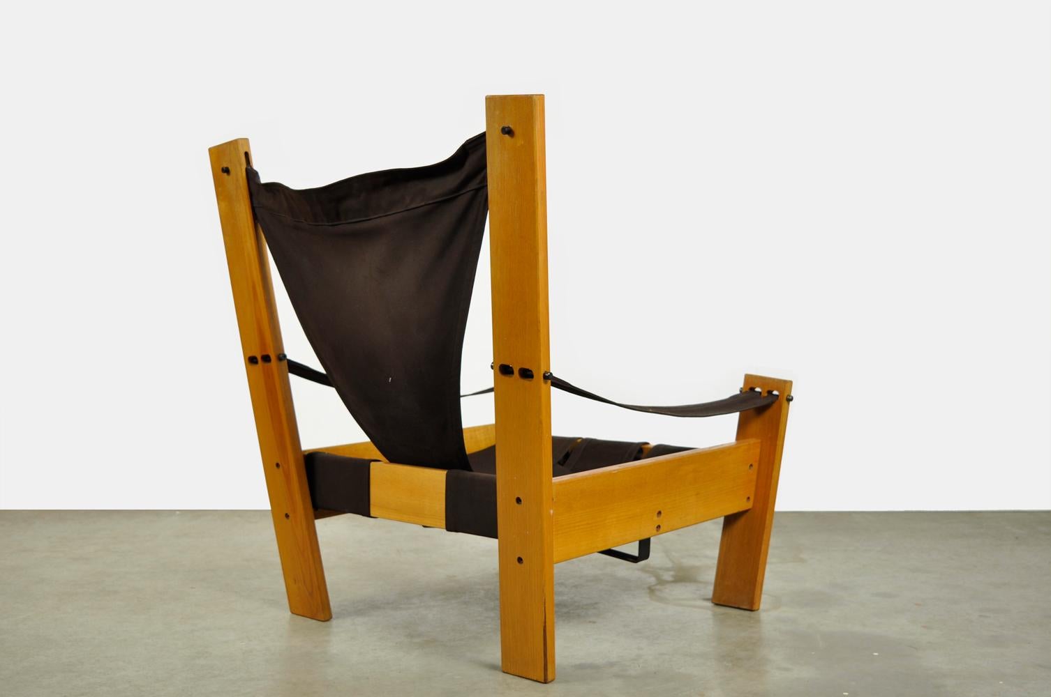 Unique Dutch Design Lounge Chair, John De Haard, Gebroeders Jonkers, 1960s In Good Condition For Sale In Denventer, NL