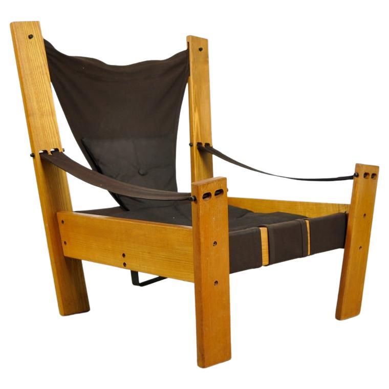 Unique Dutch Design Lounge Chair, John De Haard, Gebroeders Jonkers, 1960s For Sale
