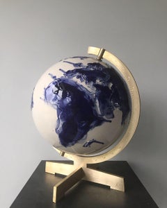 Unique Earth Globe Sculpture by Alex de Witte