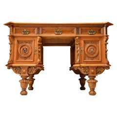 Antique Unique Eclectic Desk, 1880c