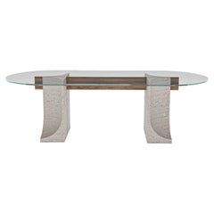 Unique Edge Dining Table by Collector