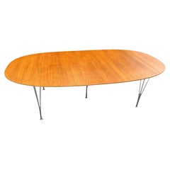 Unique Edition of Piet Hein & Bruno Mathssons Super Ellipse Table in Teak