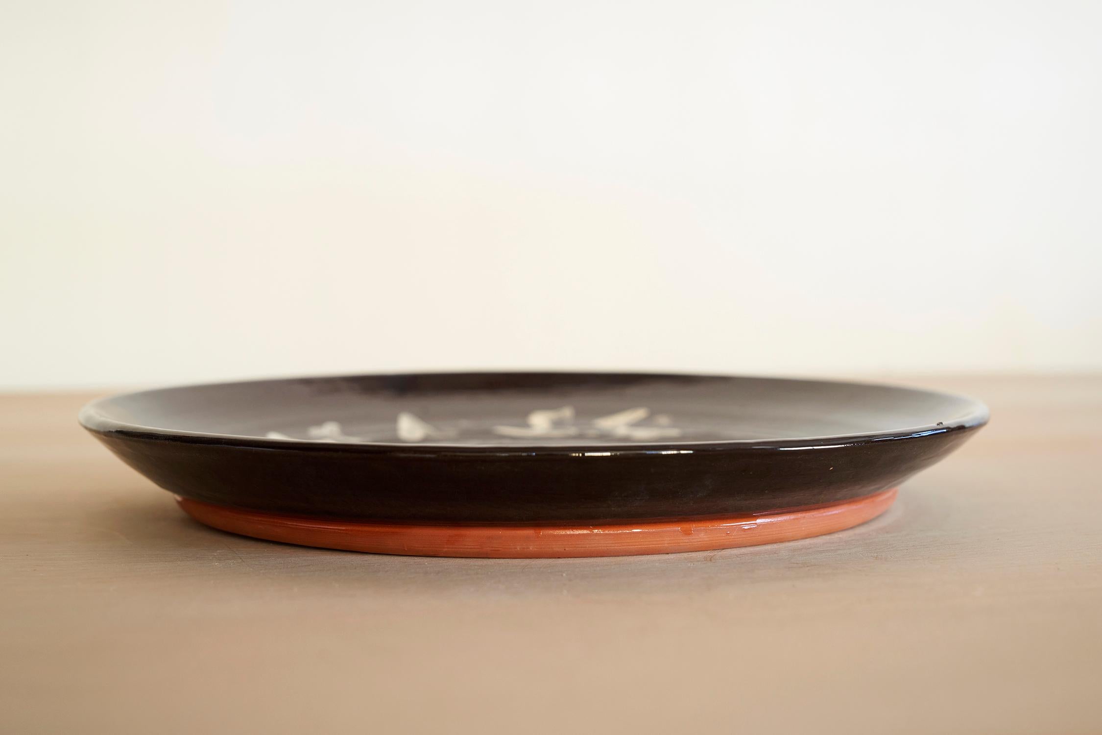 Unique Enamel Plate by Jean-Baptiste Van Den Heede In New Condition For Sale In Geneve, CH