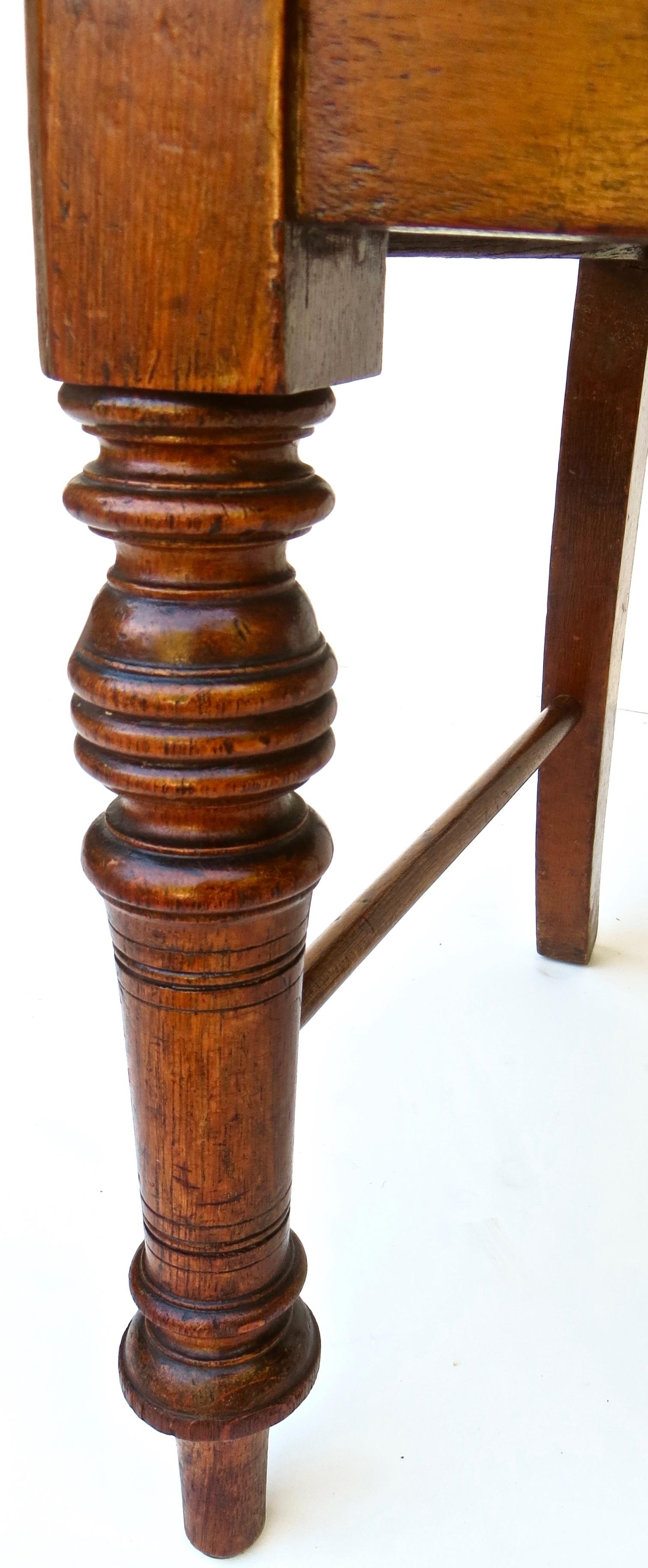 Unique English Oak Side Chair, Circa 1885 For Sale 1
