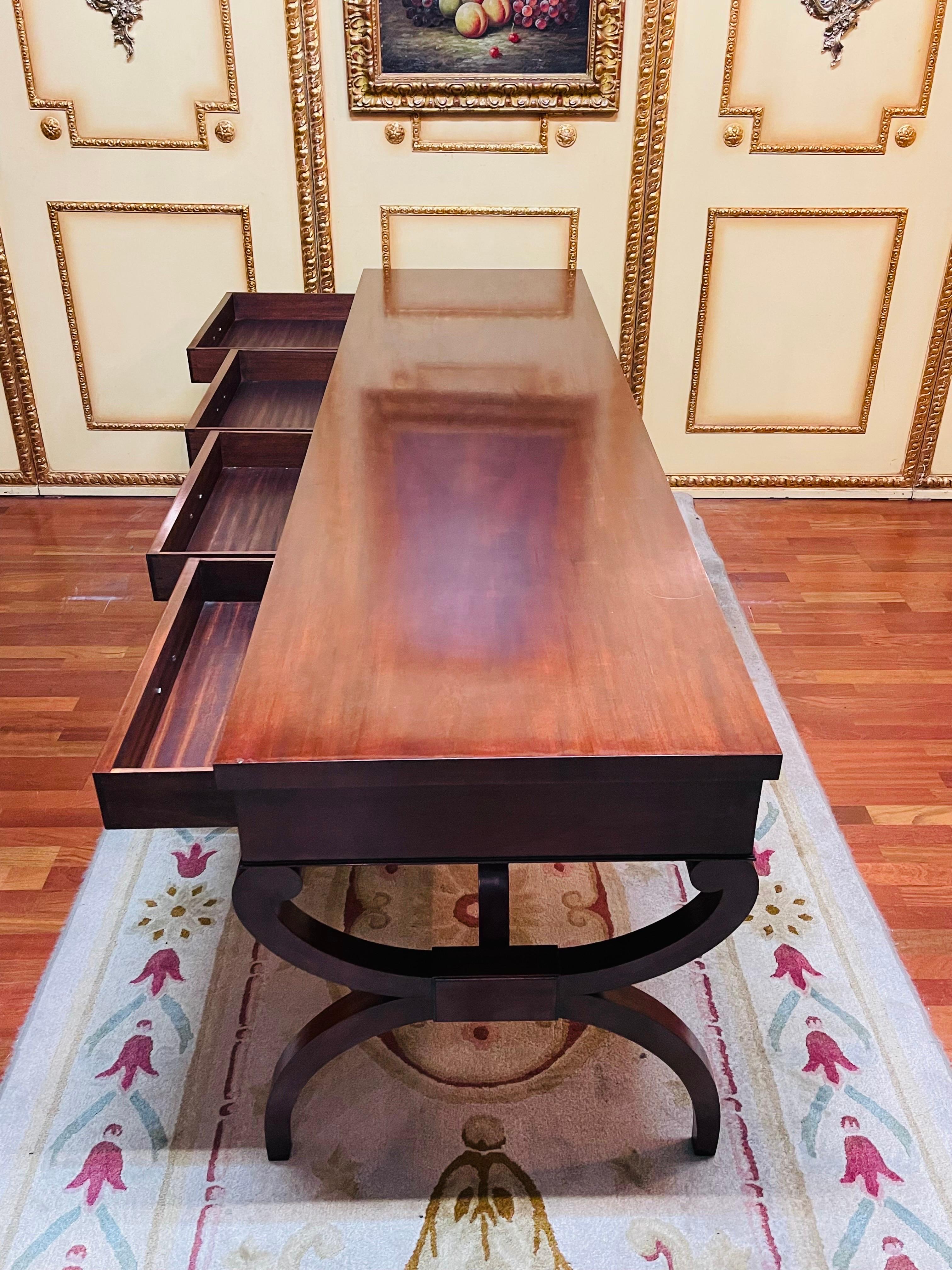 Unique English Sideboard, Buffet Table, Sideboard Mahogany, circa 1900 11