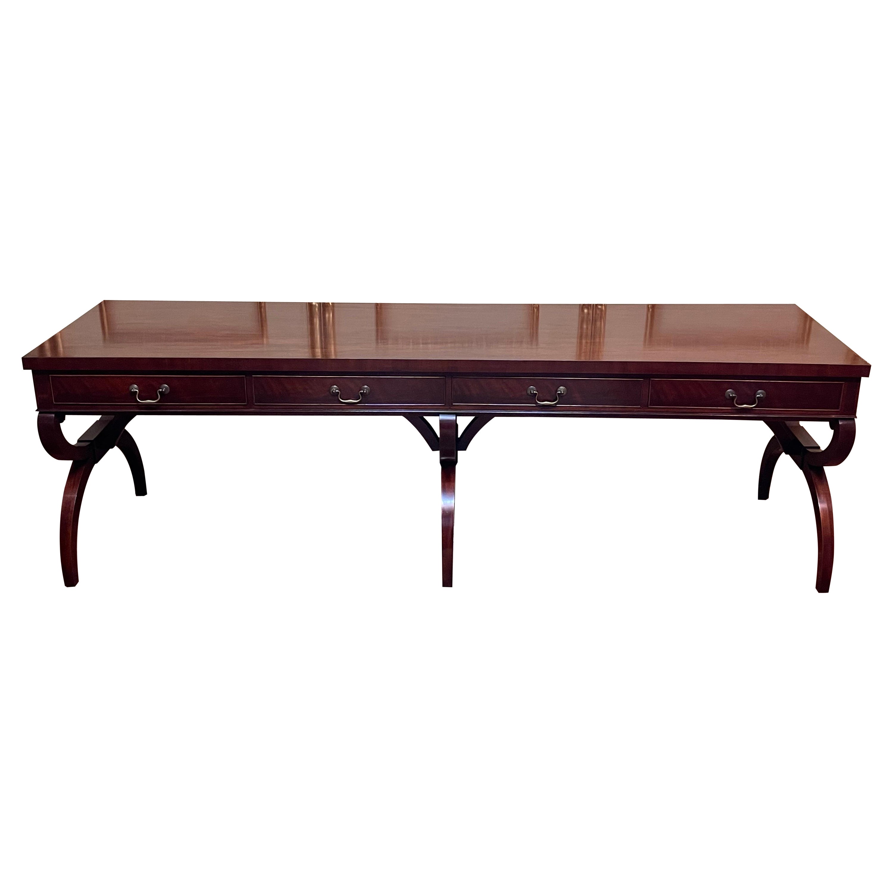 Unique English Sideboard, Buffet Table, Sideboard Mahogany, circa 1900