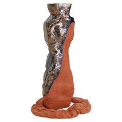 Vase sculptural unique ÉNOTA_21_04 d'Emmanuelle Roule