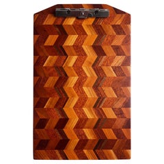 Tablero de madera exótica de bloque de carnicero único