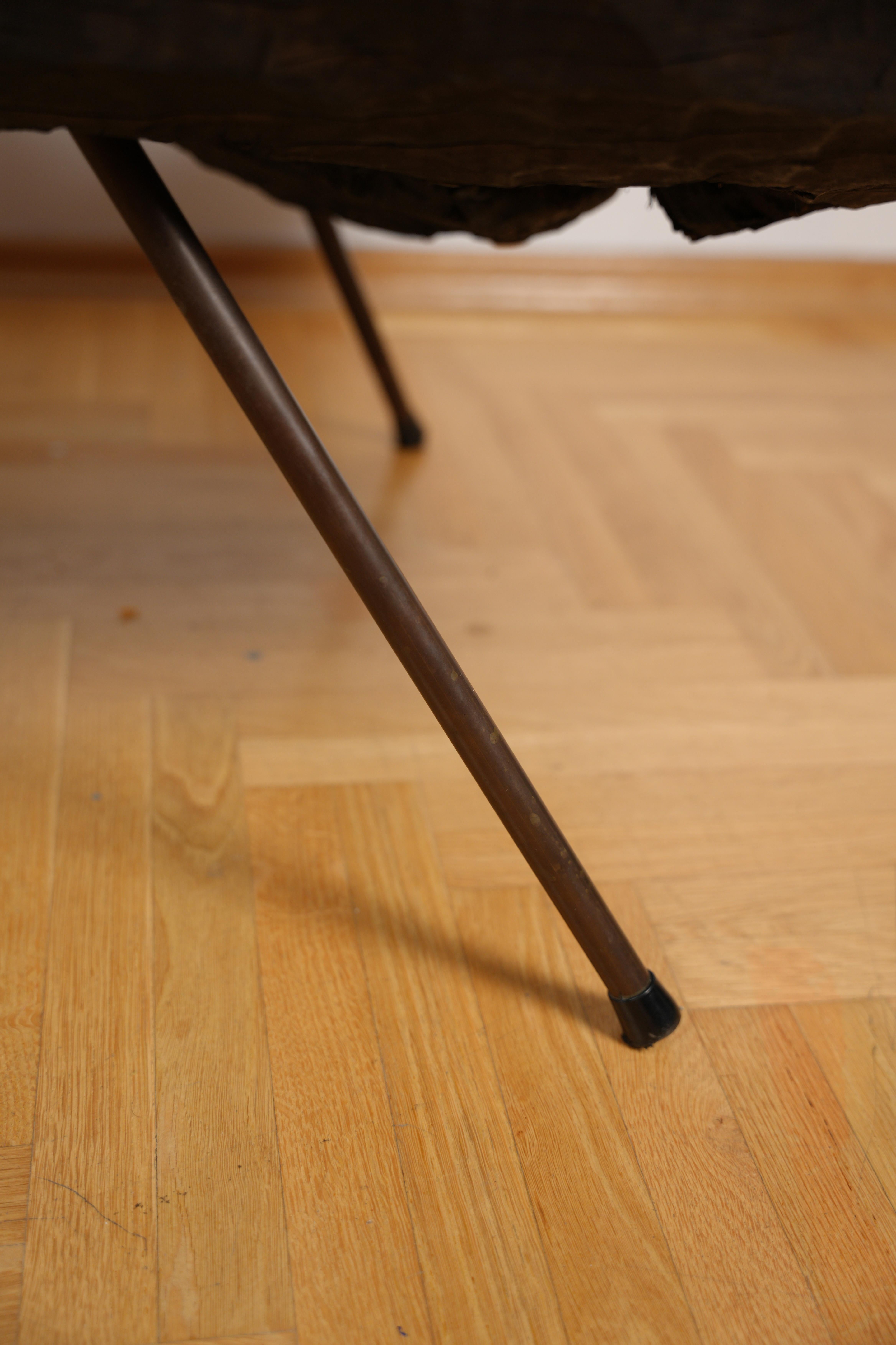 Unique Extra Large Carl Auböck Mahogany Tree Trunk Table No.21 For Sale 4