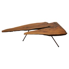 Très grande table unique en acajou Carl Auböck No. 21