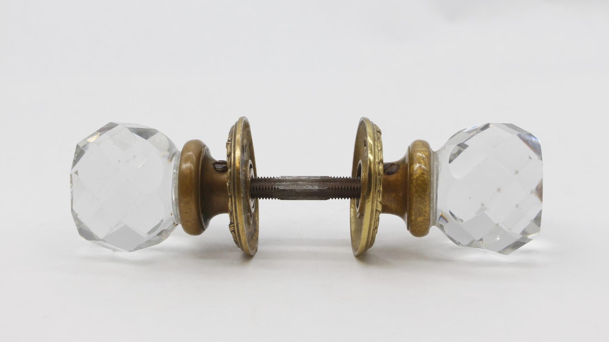 vintage glass door knobs