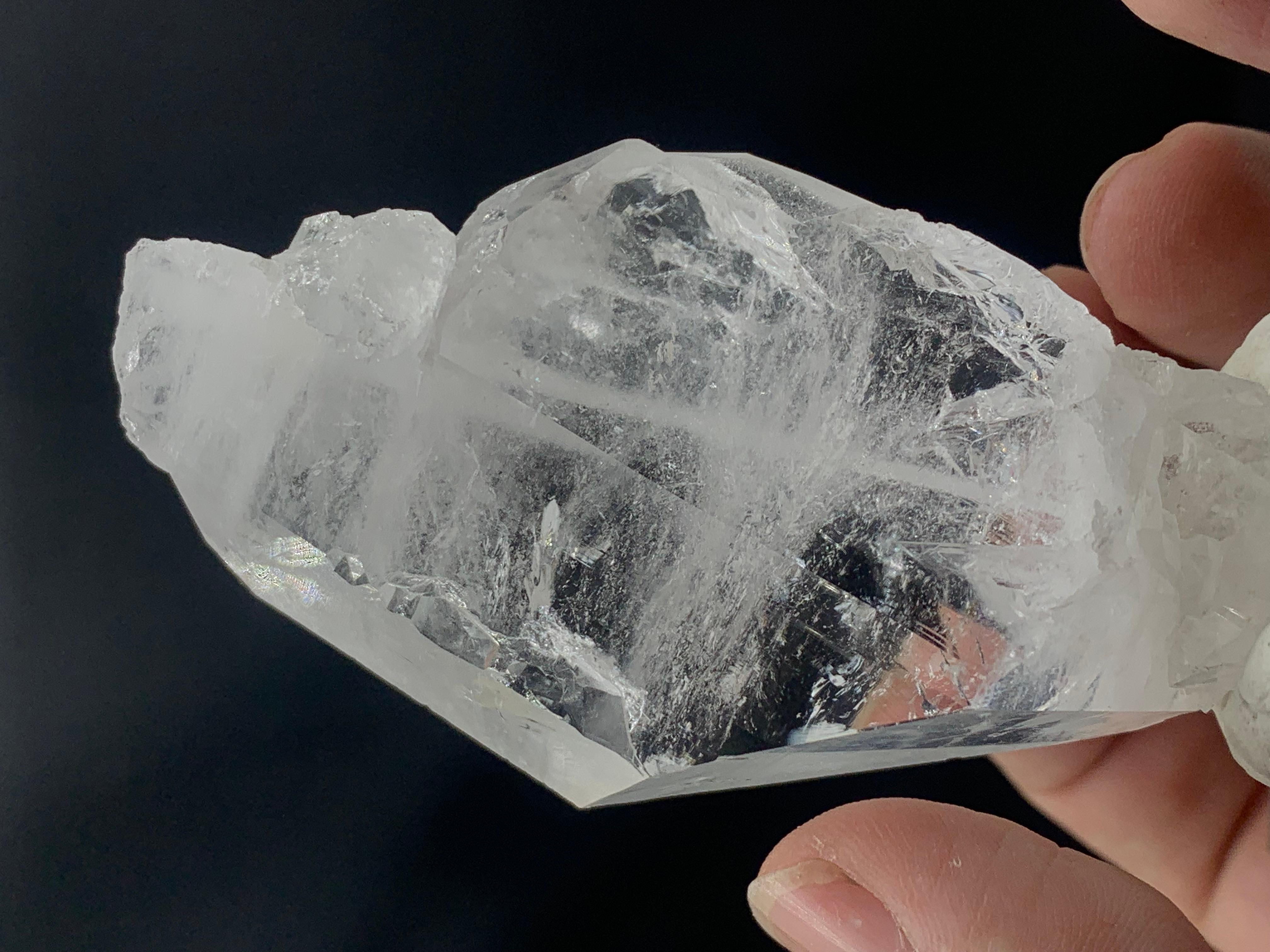 18th Century and Earlier Unique Faden Quartz Crystal Inner Milk way Line From Balochistan Pakistan Mine For Sale