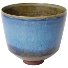 Unique Farsta Stoneware Bowl by Wilhelm Kåge Gustavsberg, 1956