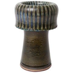 Unique Farsta Stoneware Vase by Wilhelm Kåge Gustavsberg, 1954
