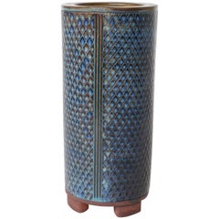 Unique Farsta Stoneware Vase by Wilhelm Kåge Gustavsberg, 1956