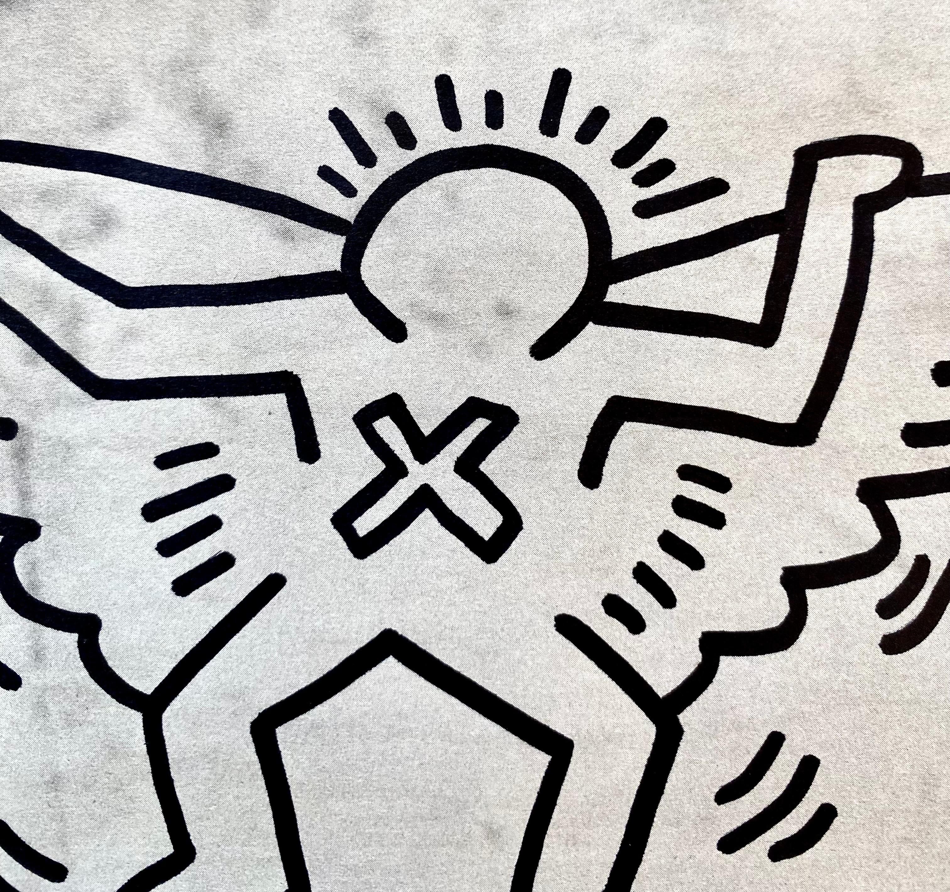 Fine XX secolo Keith Haring Disegno a pennarello  su immagine di Kim Basinger, firmata, 1987 in vendita