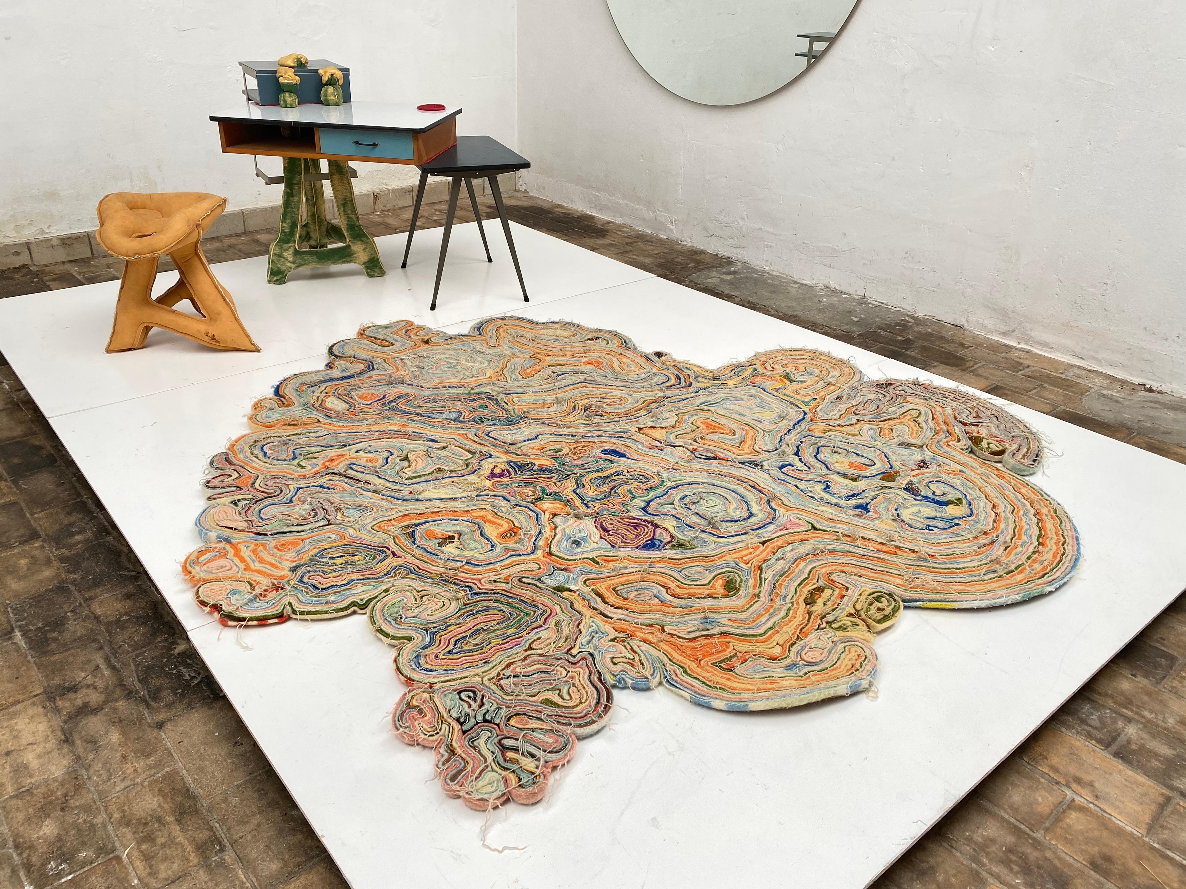 Hand-Crafted Unique First Prototype 'Accidental Carpet' by Tejo Remy & Rene Veenhuizen  For Sale