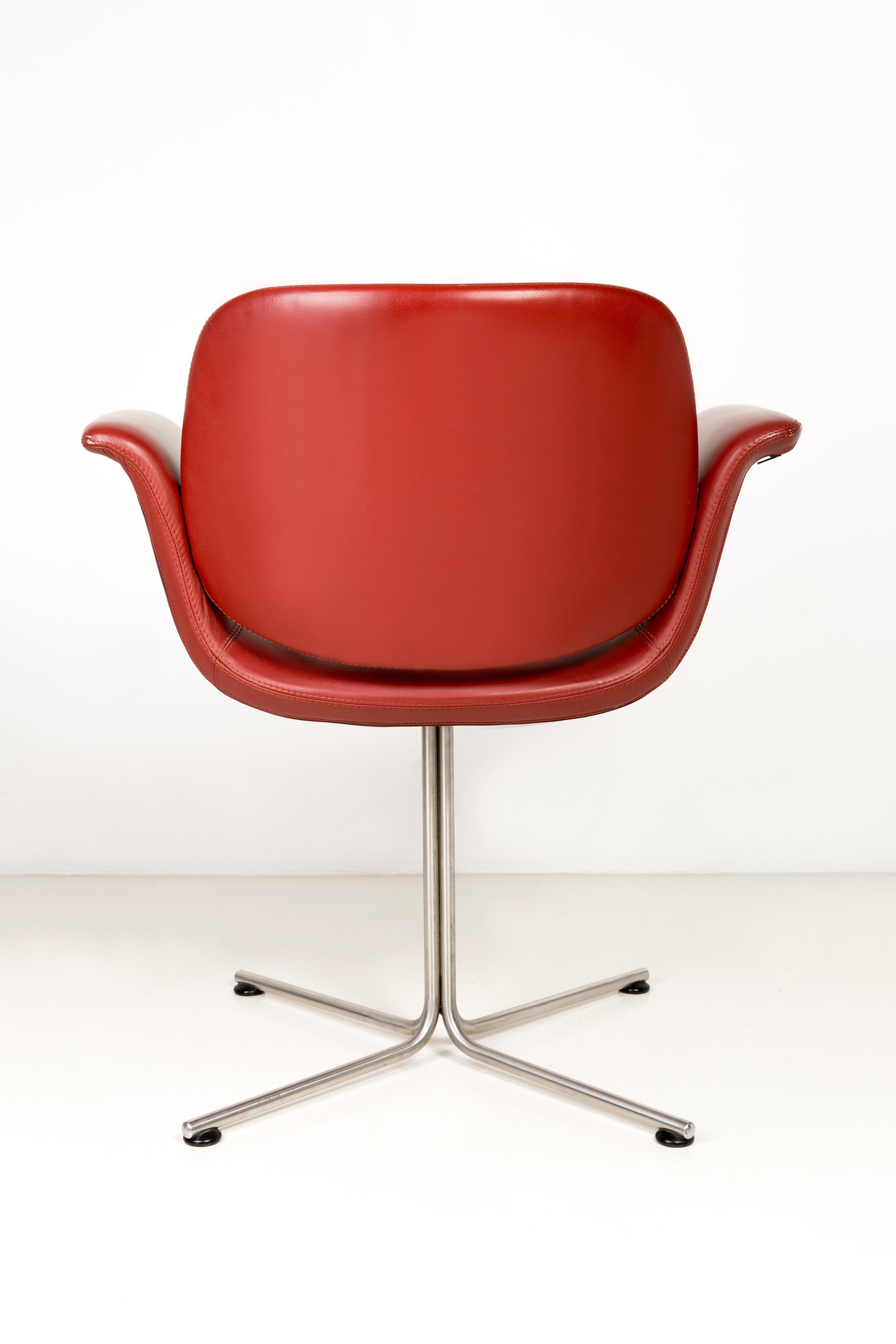Danish Unique Flamingo Chair, Red Leather, Erik Jørgensen, 2000s, Denmark
