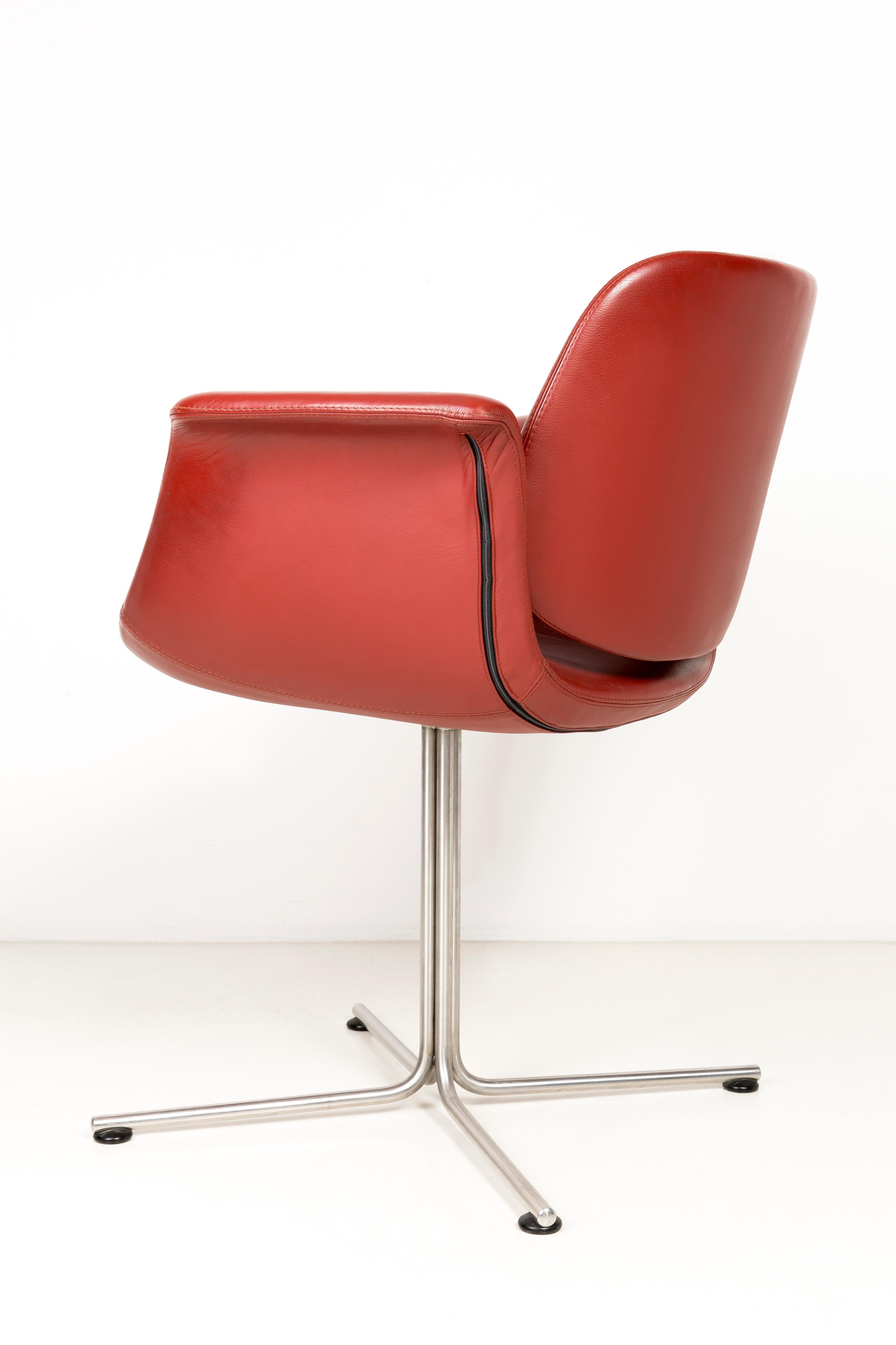 Unique Flamingo Chair, Red Leather, Erik Jørgensen, 2000s, Denmark In Good Condition In 05-080 Hornowek, PL