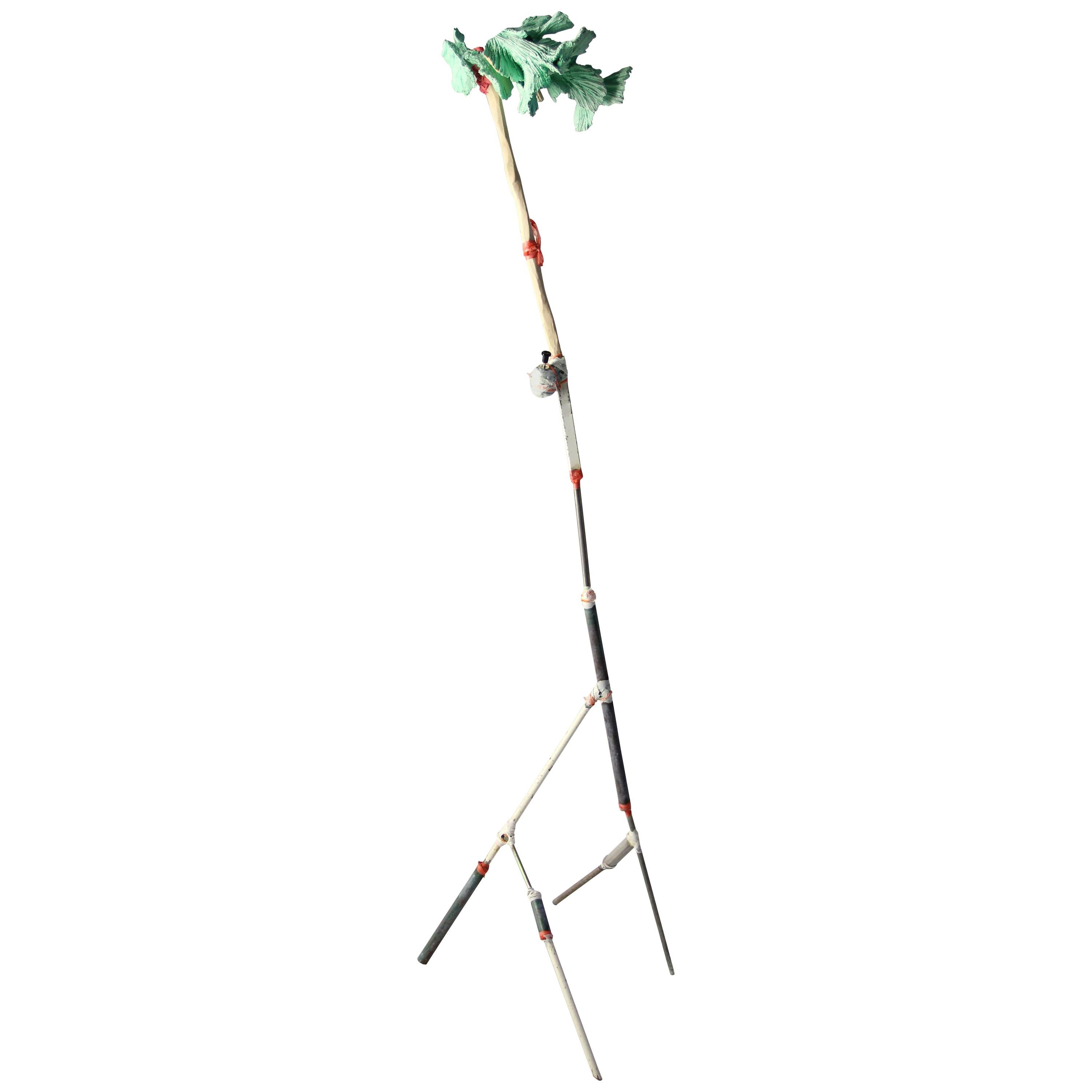 Unique Floor Lamp, Contemporary Mixed-Media Design by Teemu Salonen, in Stock