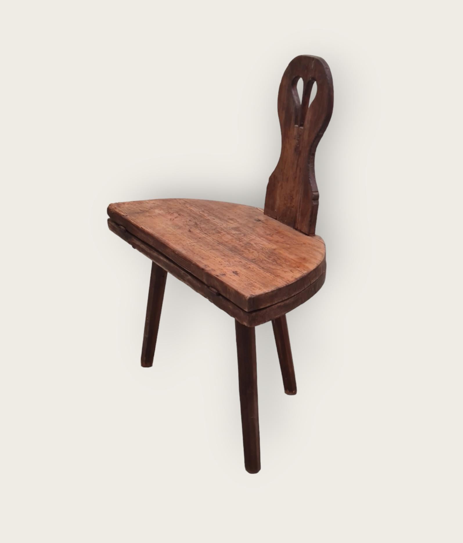A lovely unique item that will certainly start many conversations in whichever space it ends up in. A Finnish Folk Art low table that can be folded into a chair. Or is it a chair that can be opened up into a coffee table? You and your guests can