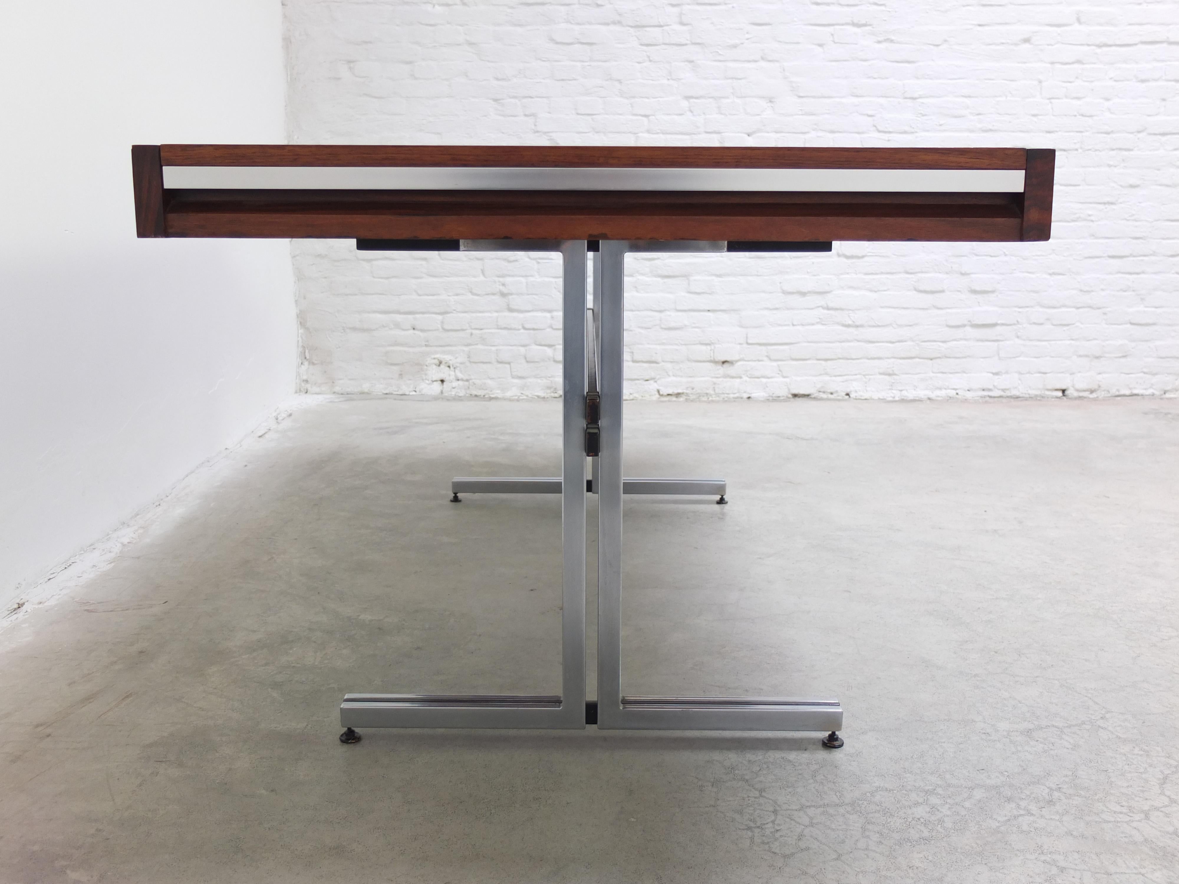 Unique Freestanding Desk or Dining Table by Jean Batenburg for E.M.Y., 1965 11