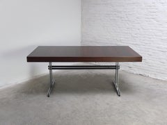 Unique Freestanding Desk or Dining Table by Jean Batenburg for E.M.Y., 1965