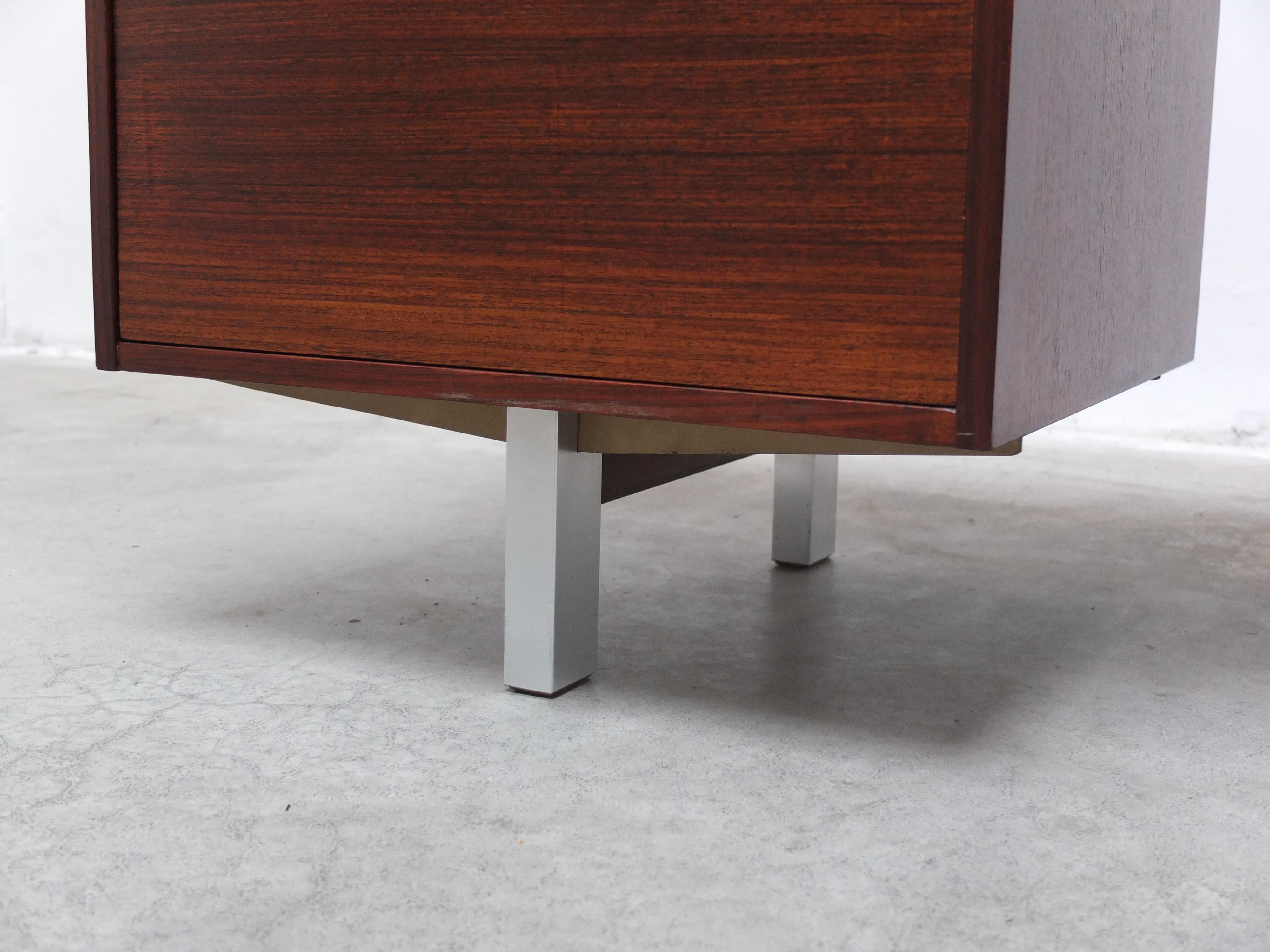 Unique Freestanding Executive Writing Desk by Kho Liang Ie for Fristho, 1964 For Sale 10