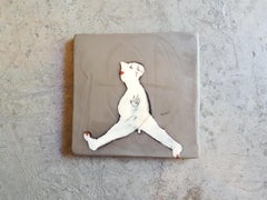 Unique French Artist's Ceramic Square Decorative Panels