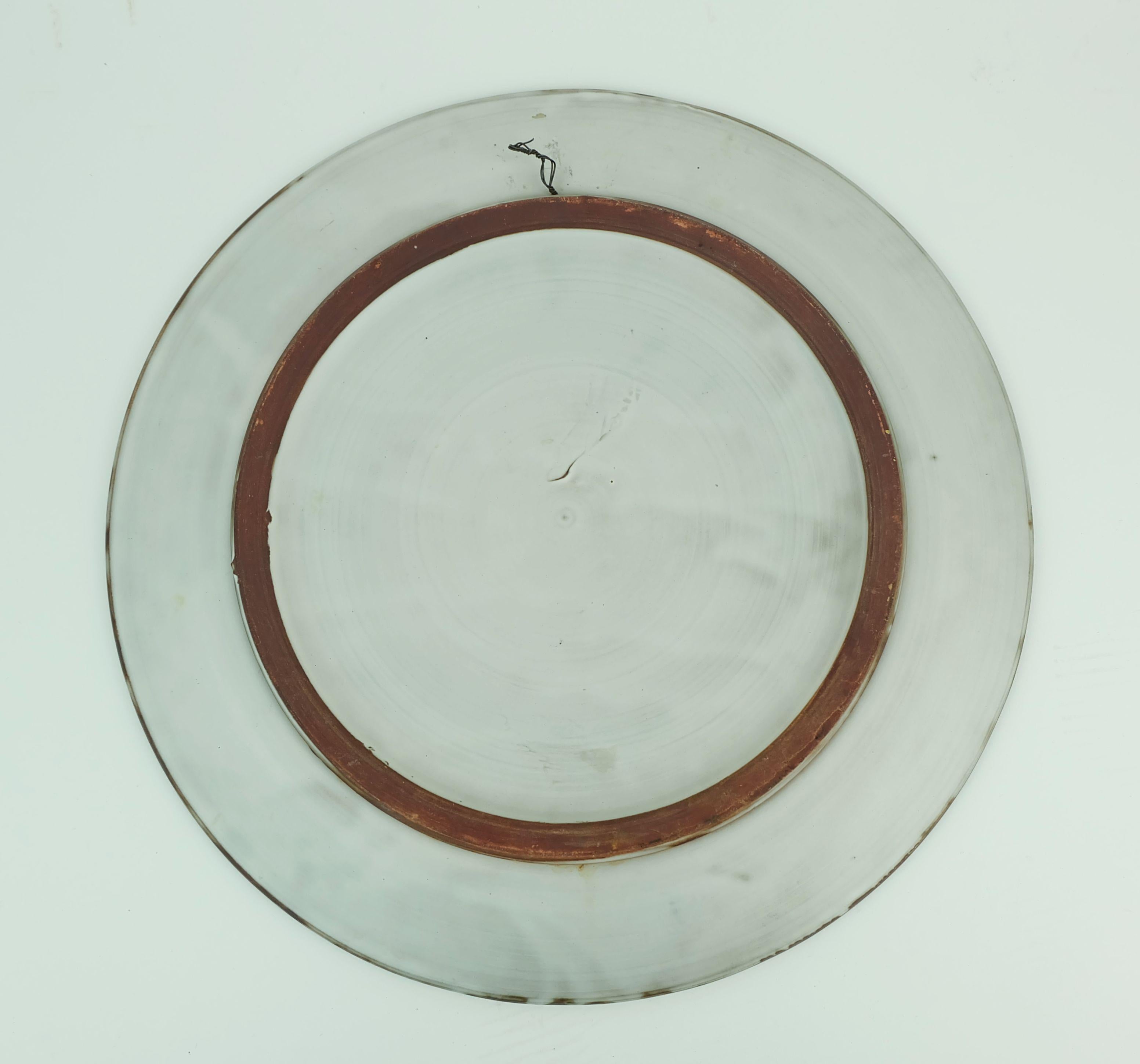 plato de pared de ceramica gilbert portanier arte ceramica vallauris en venta 3