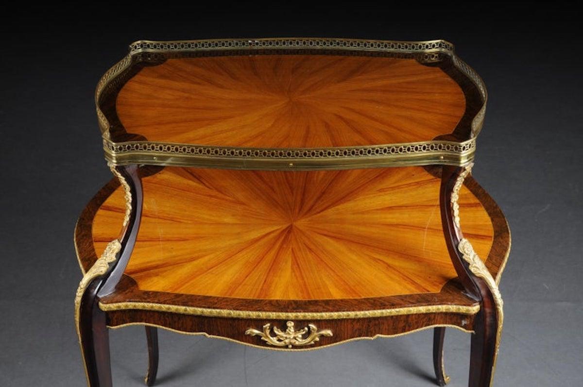 Unique French Side Table / Étagère after F. Linke Bon état - En vente à Berlin, DE
