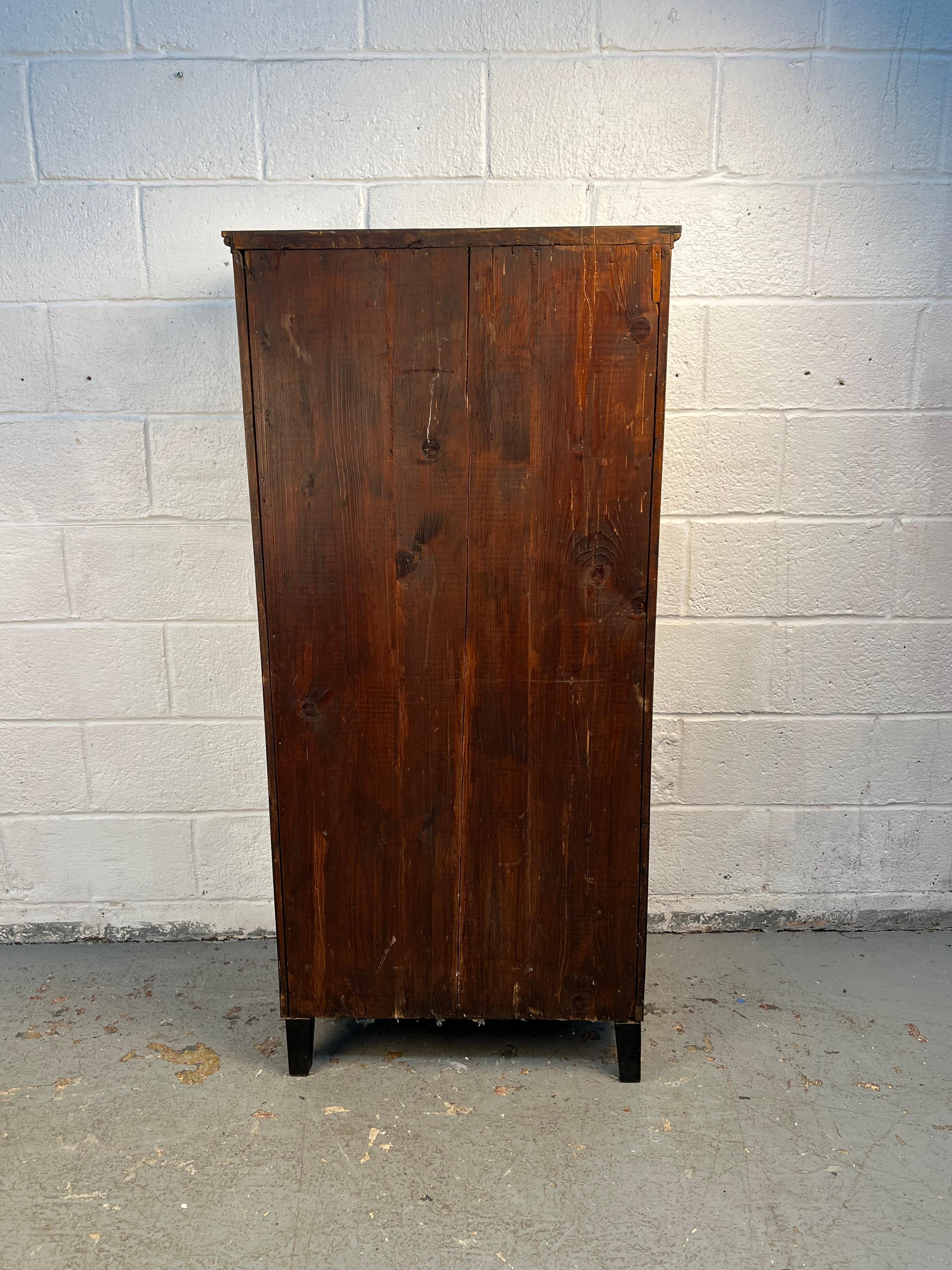 Unique French Style Ebonized Secretary For Sale 5