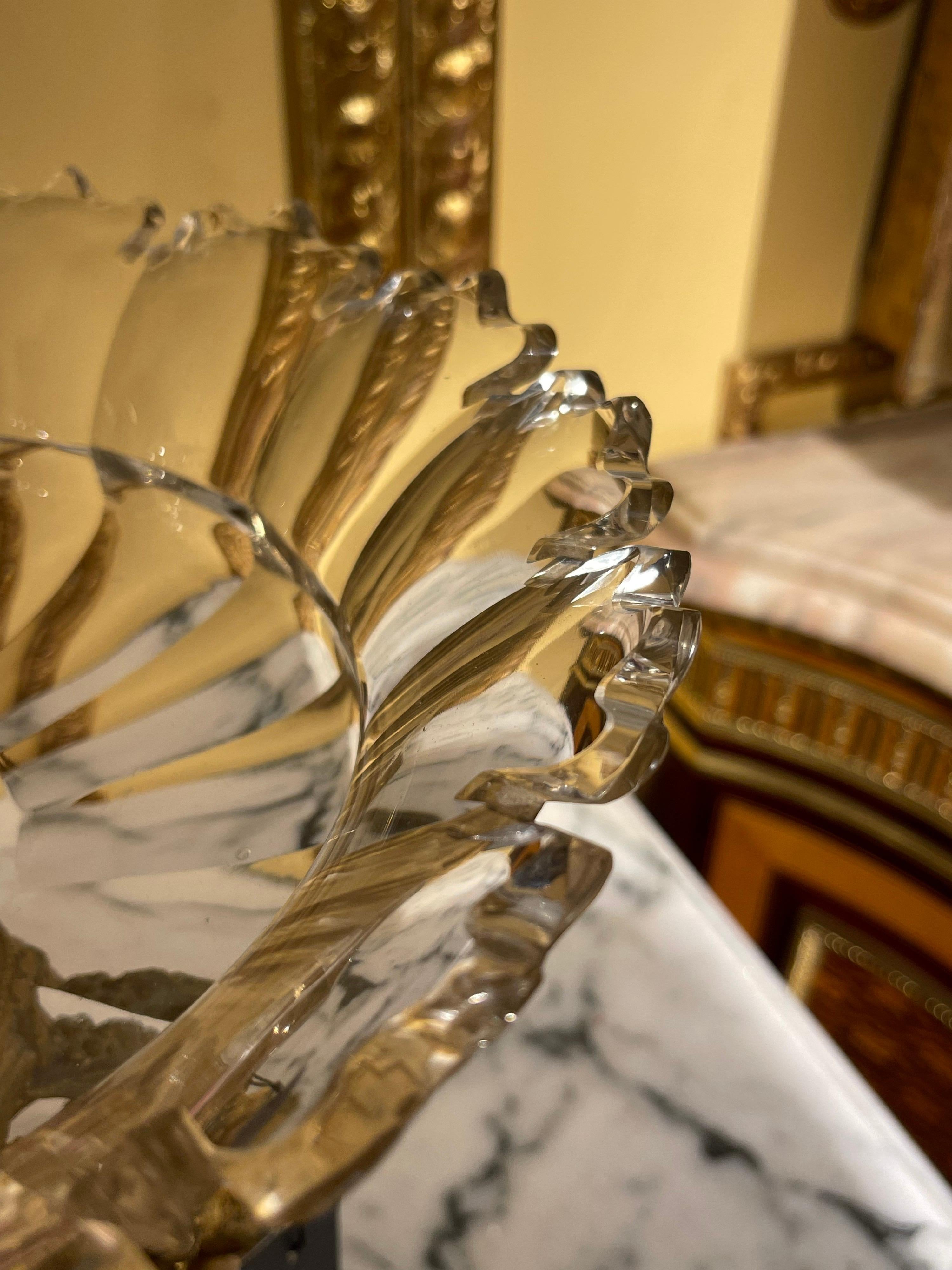 Unique French Table Top, Fire-Gilded Bronze Around 1860 For Sale 5