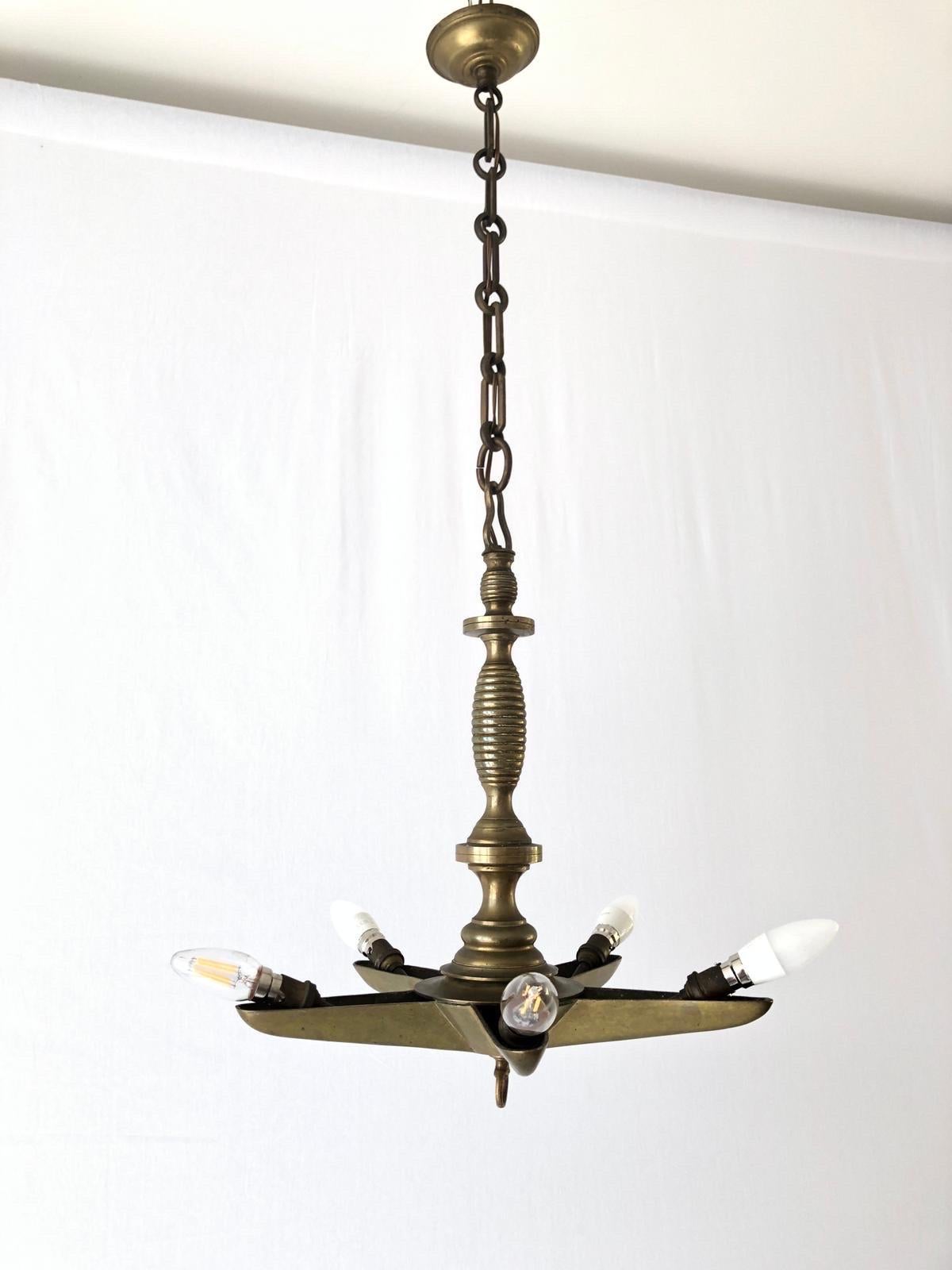 modern church chandelier