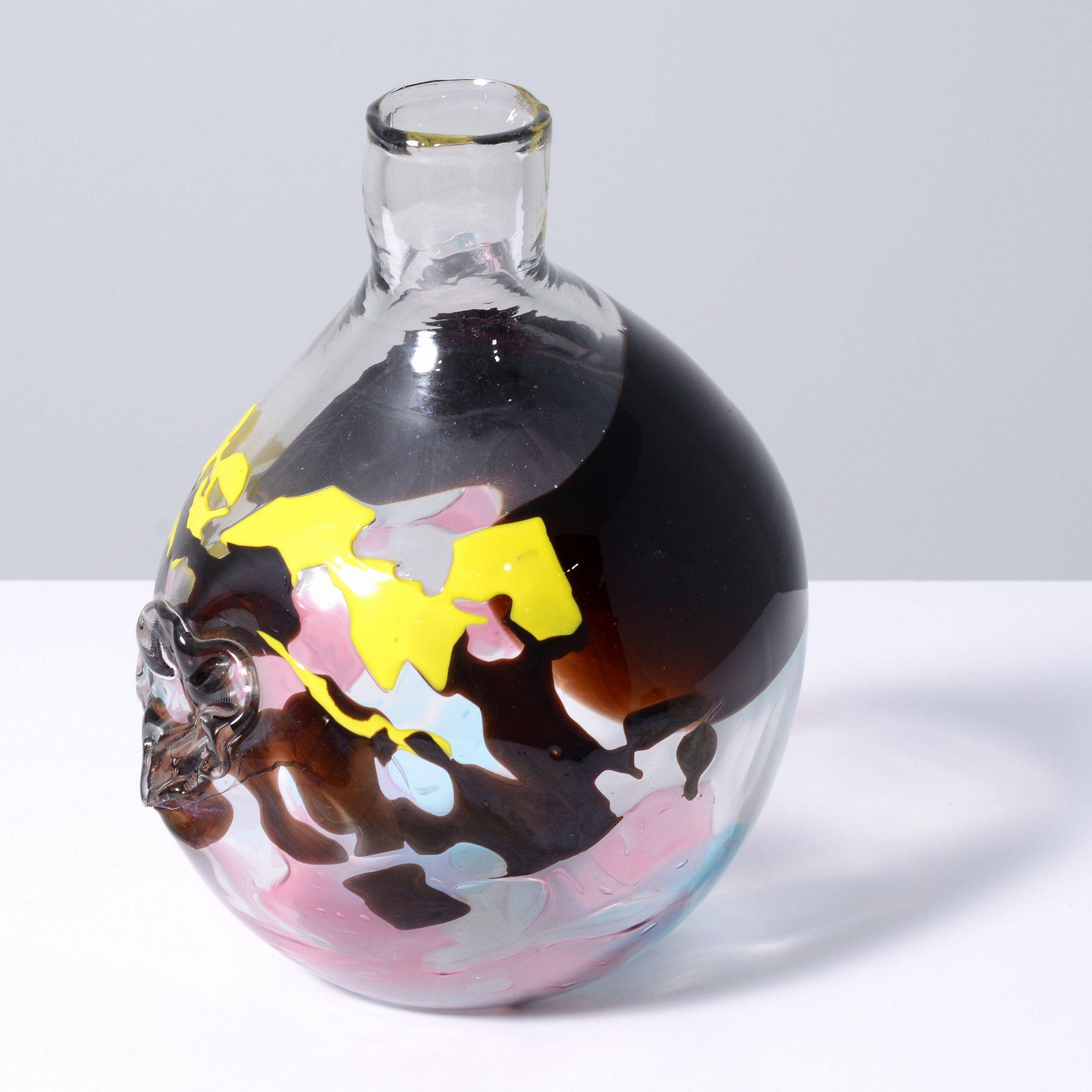 Mid-Century moderno Vaso unico Fulvio Bianconi THE KISS, Murano in vendita