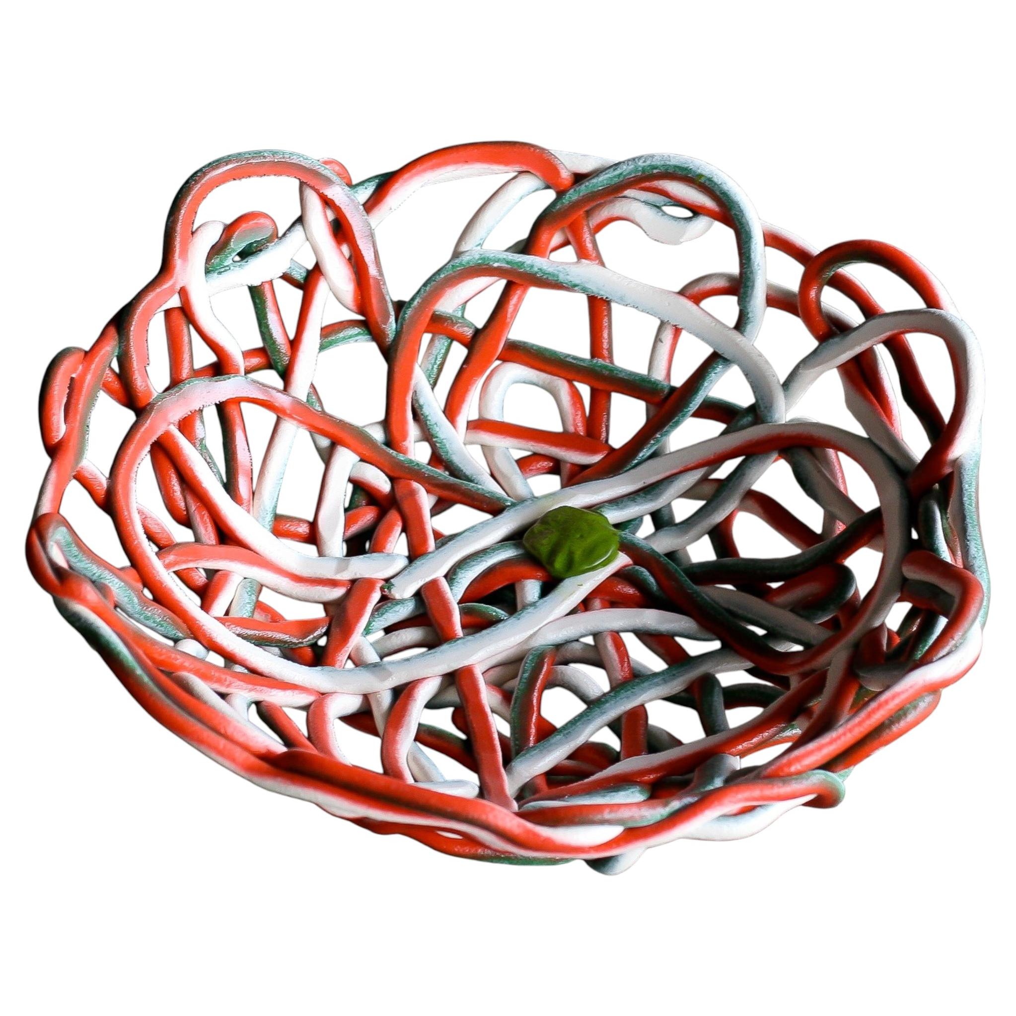 Unique Gaetano Pesce for Fish Design  “Tutti Frutti” Large Resin Bowl, 1990s For Sale