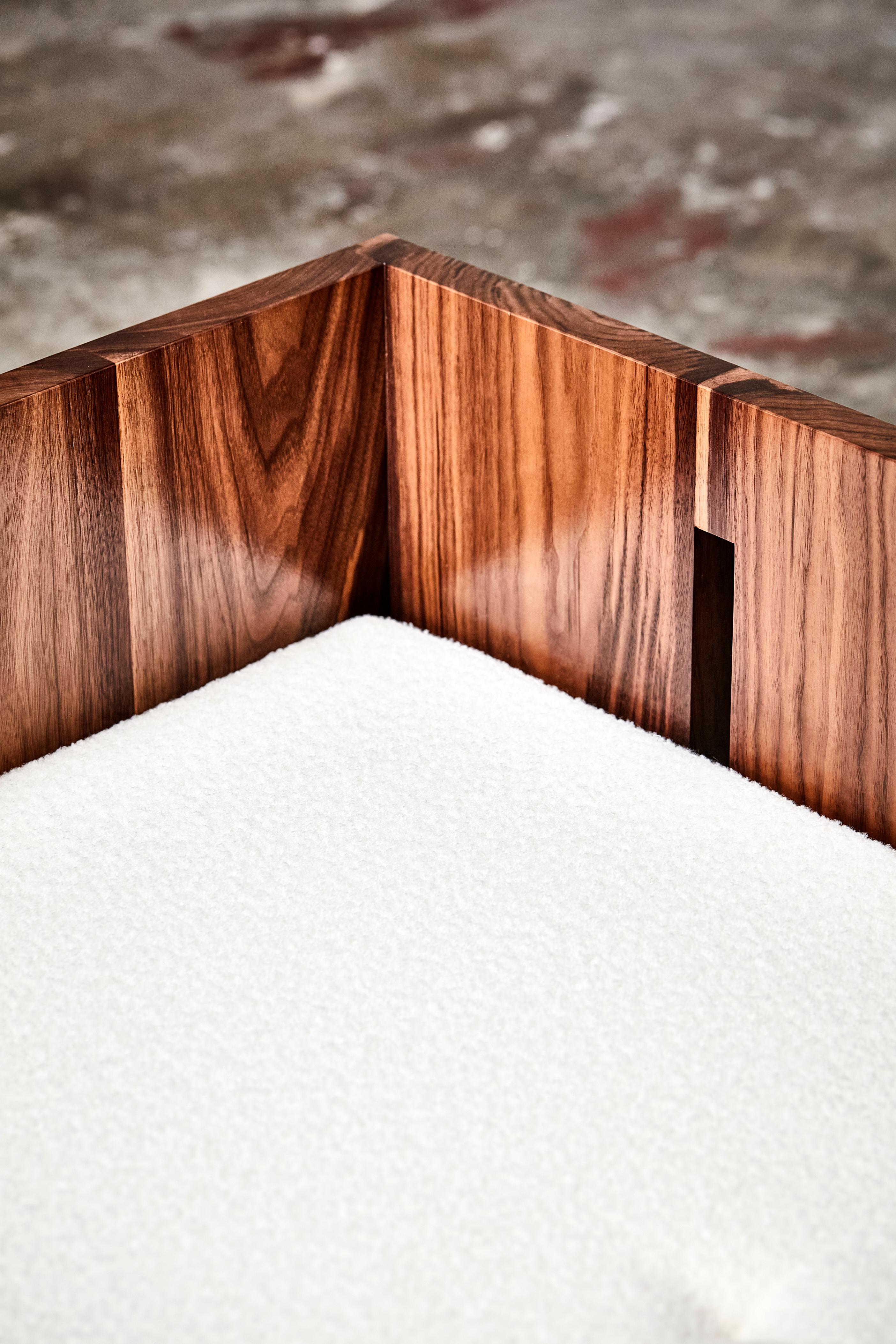 walnut day bed