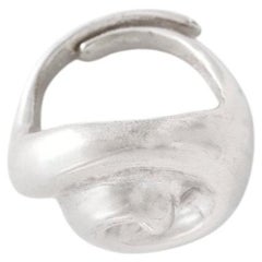 Einzigartiger Geber-Spiralring aus Silber von Aur Studio