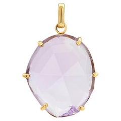 Unique Gems Amethyst Charm