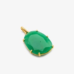 Unique Gems Chalcedony Charm