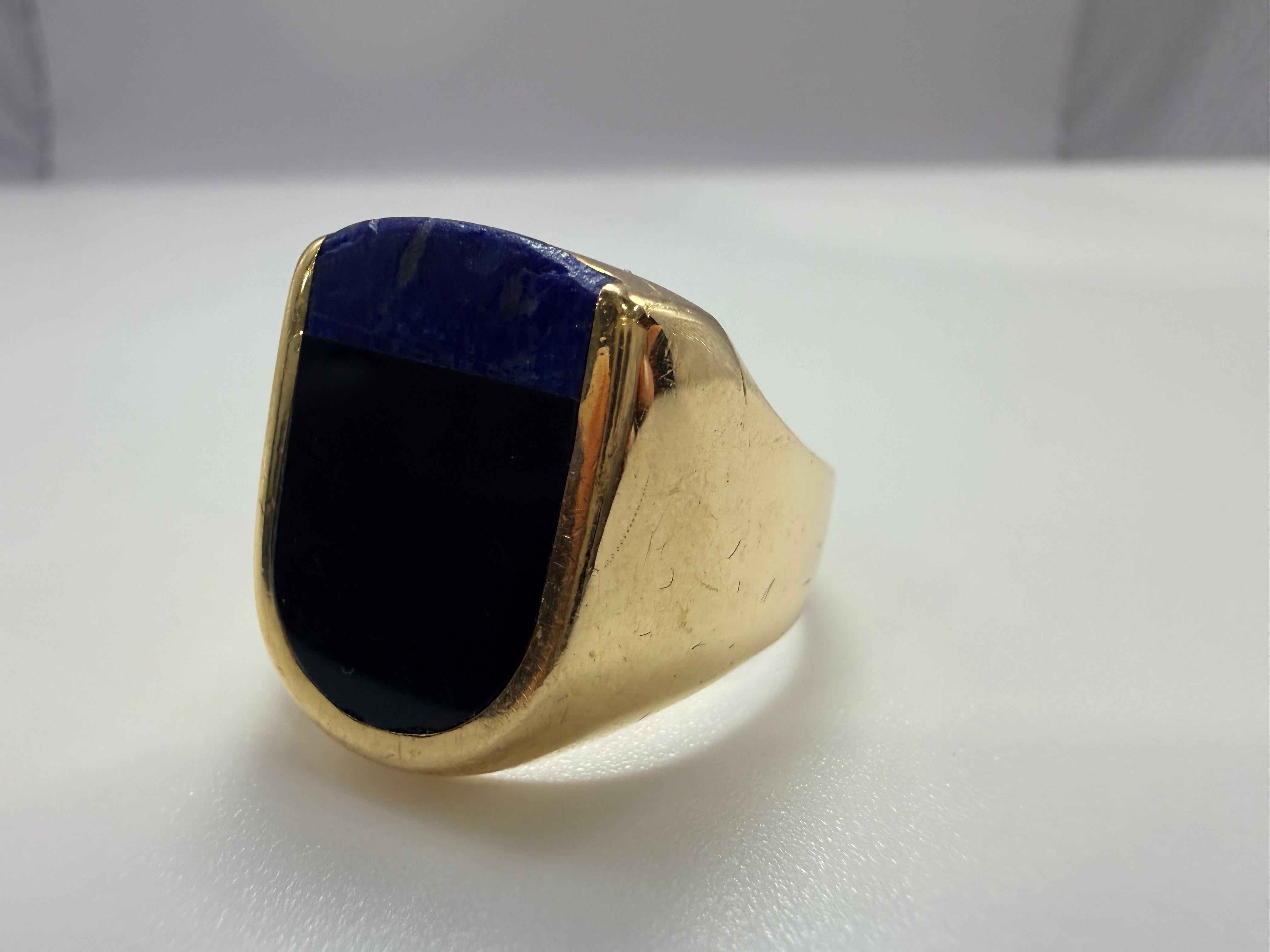 Bague unique en pierre précieuse unisexe Excellent état - En vente à Boca Raton, FL