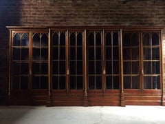 Unique George III Library Bookcase from Oxford College, circa 1820