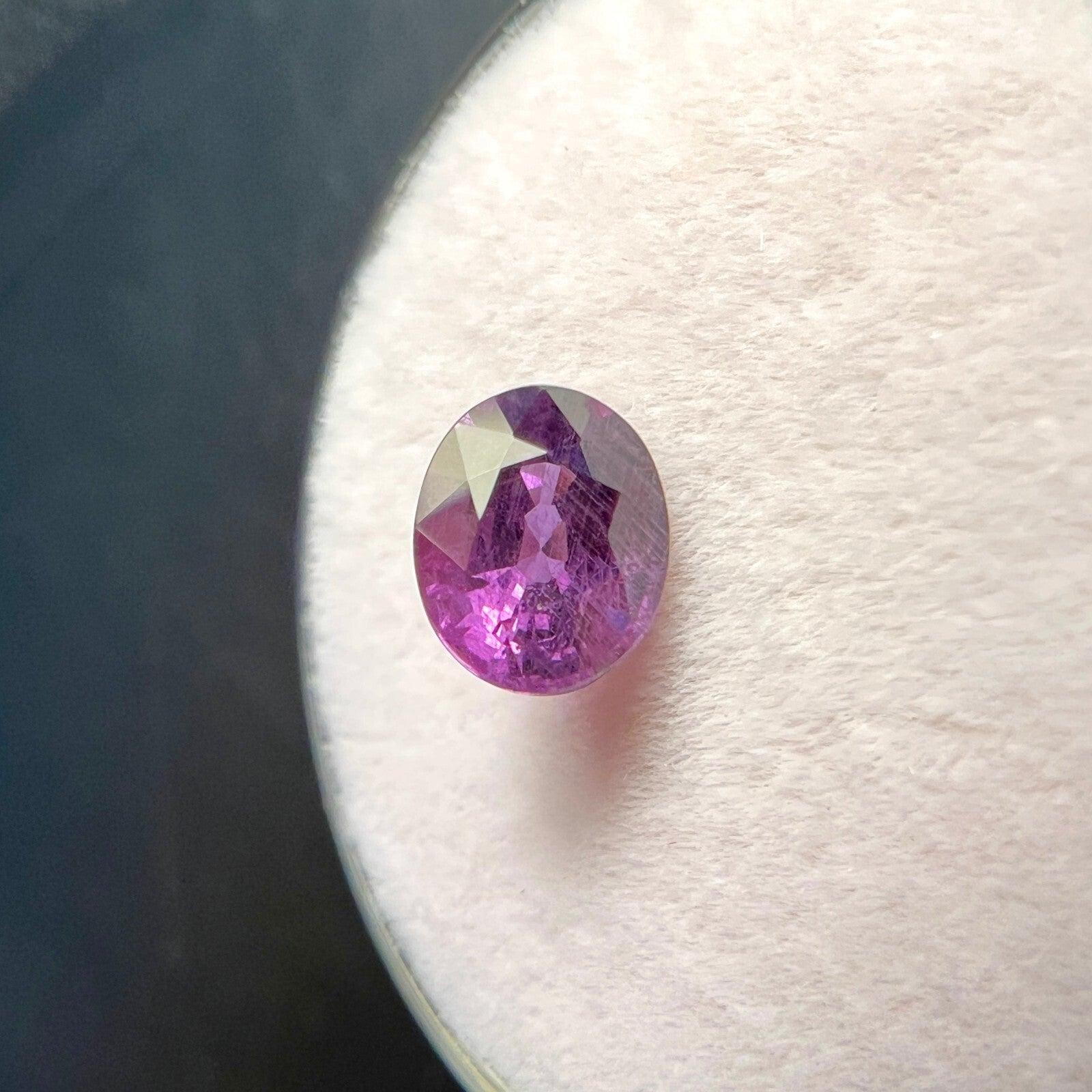  Unique GIA Certified Colour Change Garnet 1.22ct Oval Cut Pyrope Spessartine Gem Unisexe 