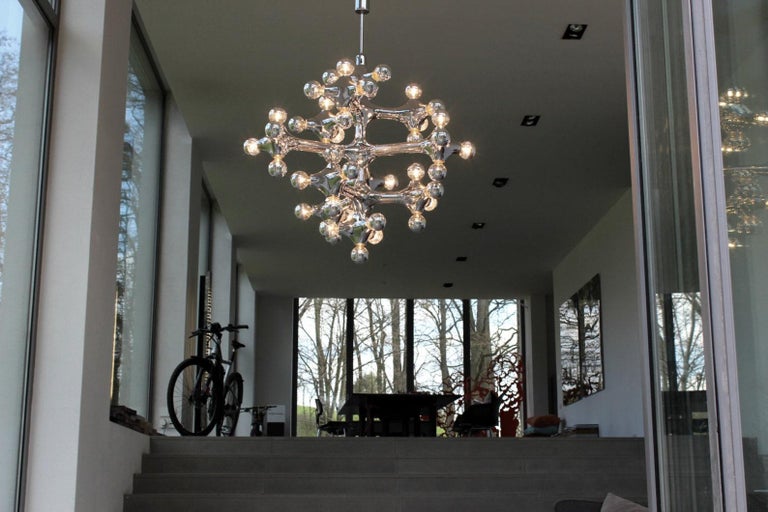 Unique Gigantic Cosack Chandelier Atomium Ceiling Light, 1970s For Sale ...