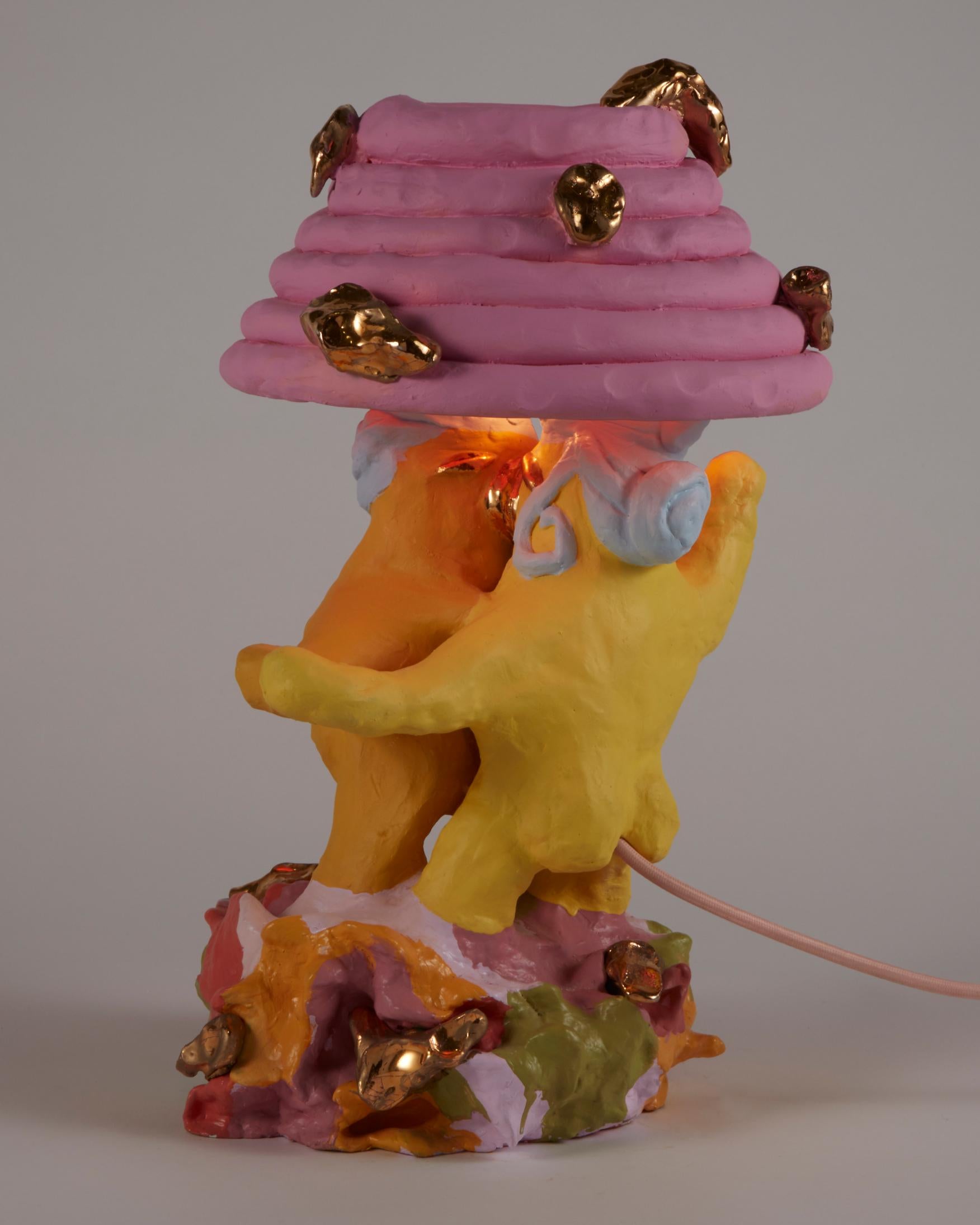 XXIe siècle et contemporain Lampe « Girl Lamp » unique de Katie Stout